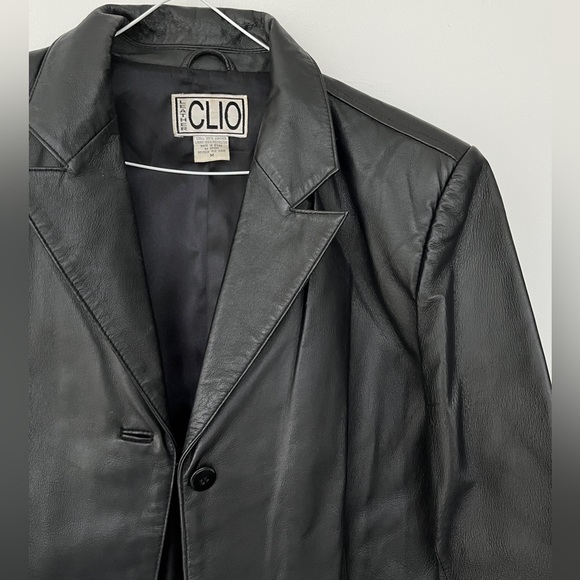 Vintage 100% leather blazer / jacket - Picture 2 of 8
